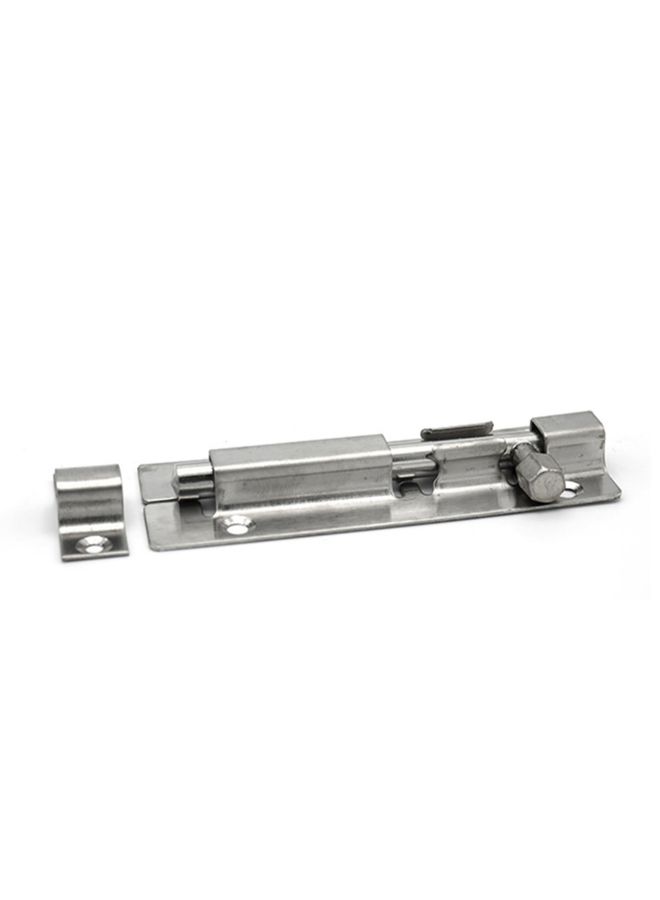 Slide Latch Barrel Bolt Door Lock Silver 8inch  - Image 4