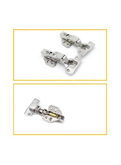 Generic 2-Piece Hydraulic Buffer Cabinet Door Hinge Silver 0.175kg  - Image 4