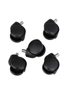 5-Piece Office Chair Swivel Caster Wheel Black 2inch - v1565274466/N28684401A_4