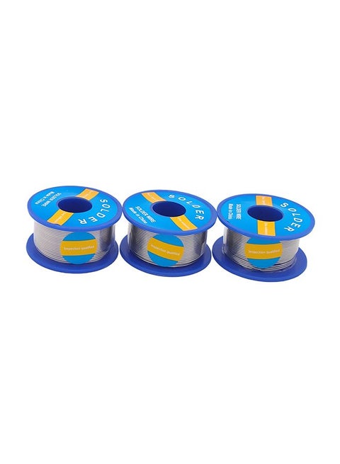 Solder Wire With Rosin For Electrical Soldering Silver 0.02kg