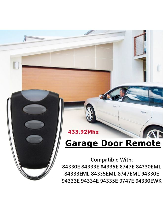 3-Button Garage Door Remote Control For Chamberlain Liftmaster Motorlift Black 0.036kg - Image 4