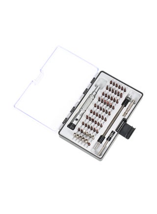 طقم مفكات براغي دقيقة 64 في 1مع 60 لقمة متعدد الألوان 19 × 12 × 4Ø³Ù†ØªÙŠÙ…ØªØ± - v1565274513/N28684504A_1