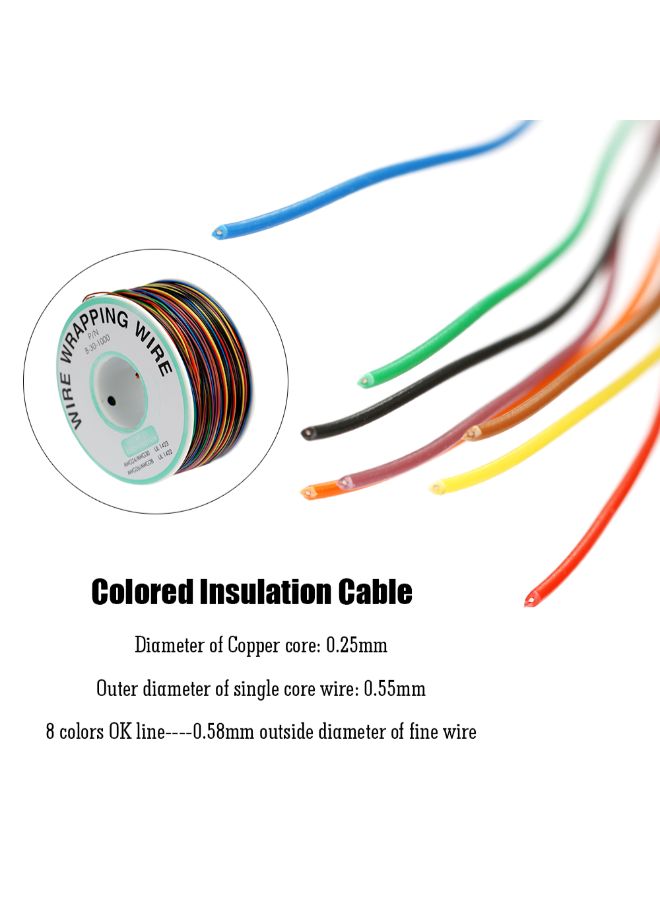 8 Colored Wire Wrap Reel Multicolour 0.168kg - v1565274514/N28684505A_4