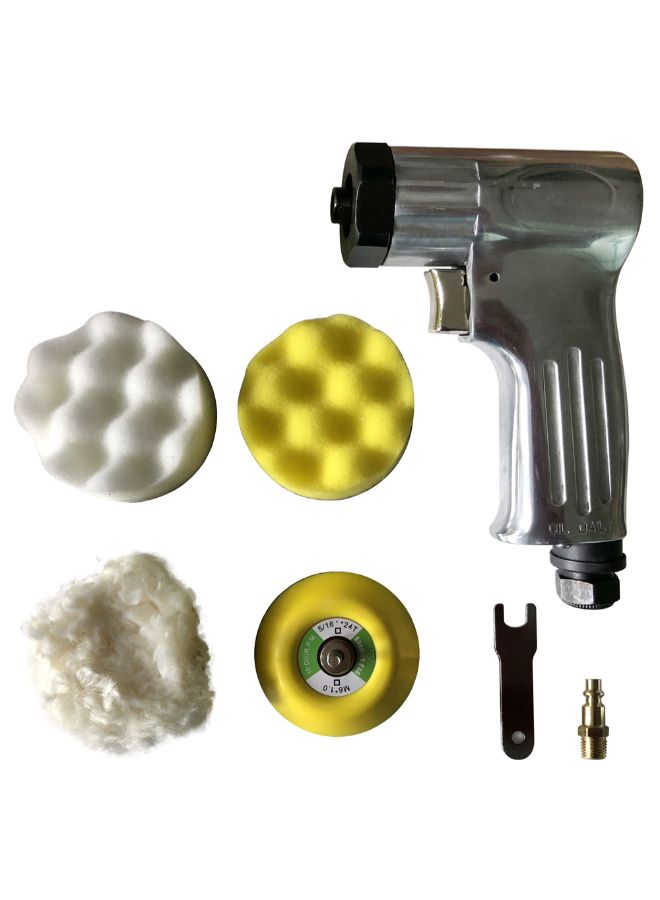 Air Sander Pneumatic Polisher Machine Silver 24.5 × 17 × 4.5cm  - Image 4
