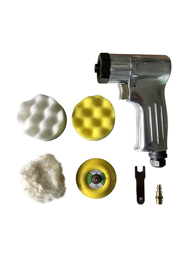Air Sander Pneumatic Polisher Machine Silver 24.5 × 17 × 4.5cm  - Image 1
