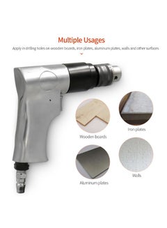 Generic Reversible Air Drilling Machine Silver 16.5 x 14.5 x 3.3cm  - Image 4