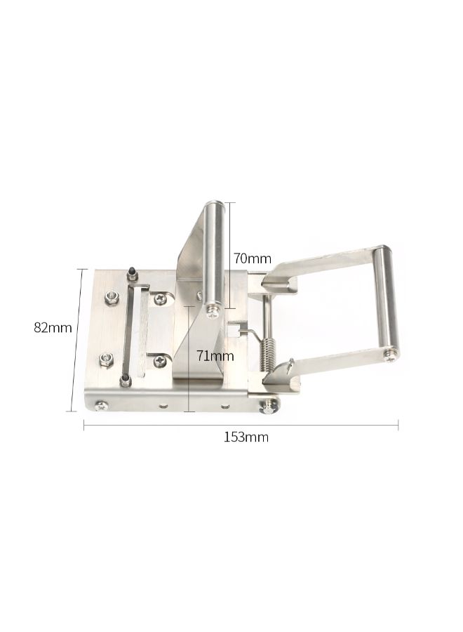 Manual Edge Banding Machine Trimmer Hardware Tool For Carpenter Silver 0.444kg  - Image 3