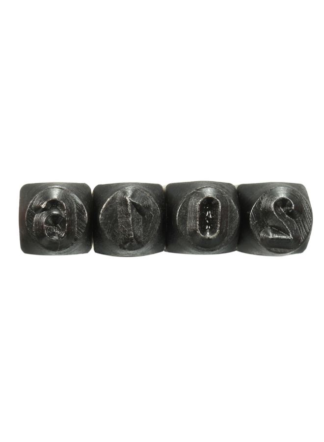 Generic - 36-Piece Letter And Number Stamp Punch Set Black 0.65kg - Image 1