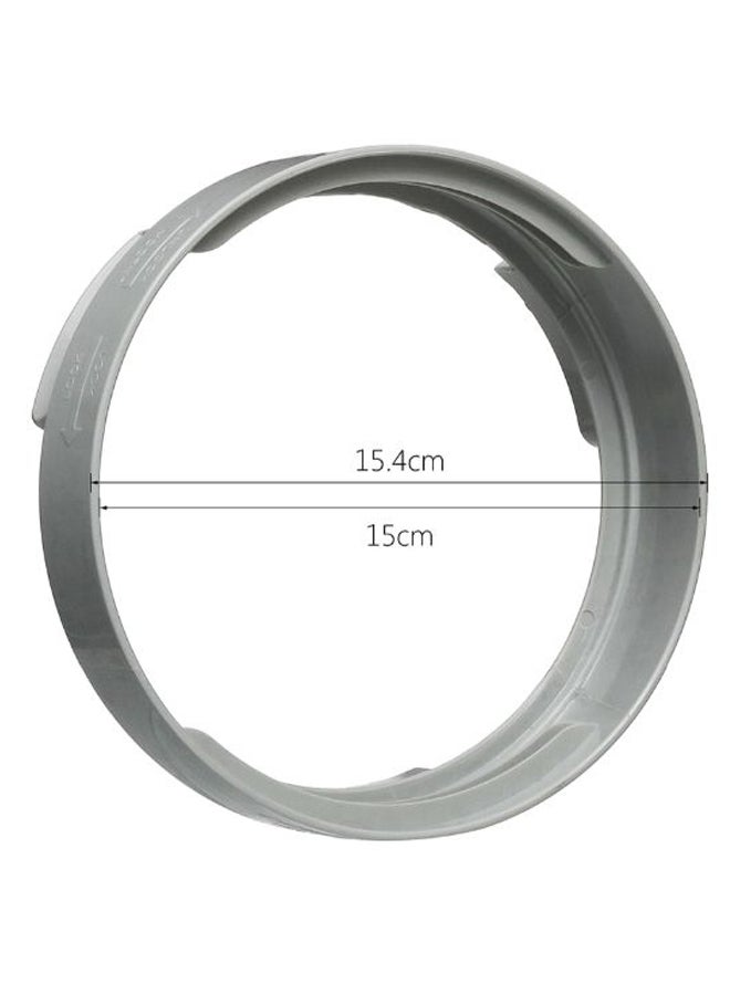 Portable Air Conditioning Body Exhaust Duct Interface Silver 150mm  - Image 2