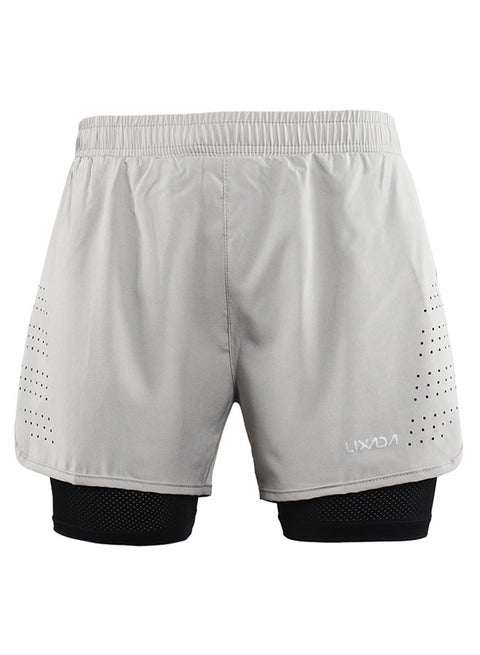 2-in-1 Running Shorts Quick Drying Breathable Active