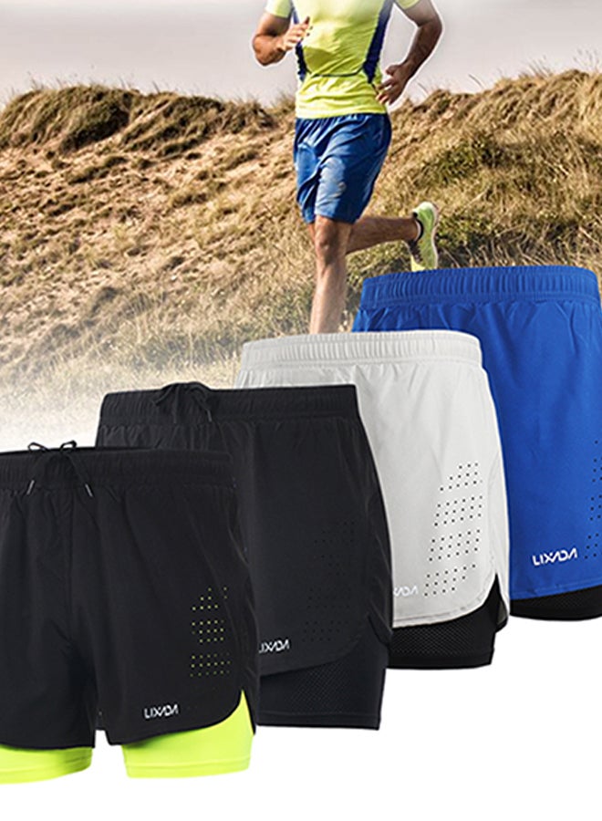 LIXADA 2-in-1 Running Shorts Quick Drying Breathable Active  - Image 2