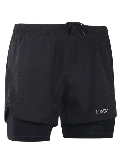 2-in-1 Running Shorts Quick Drying Breathable Active