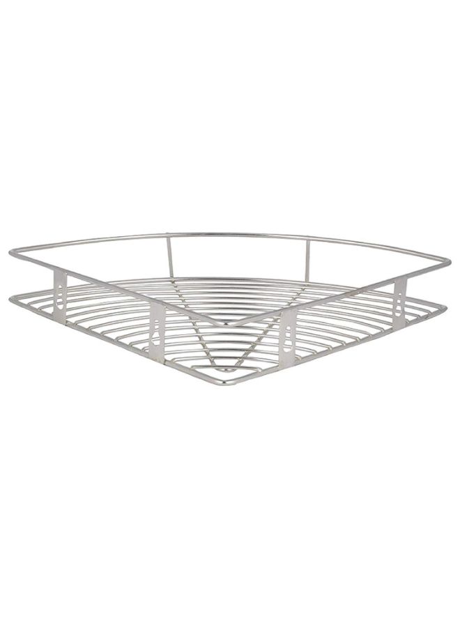 Multipurpose Corner Storage Rack Silver