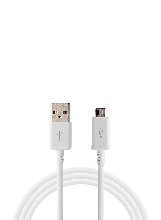 Samsung Fast Portable Wall Charger With USB Cable White  - Image 2