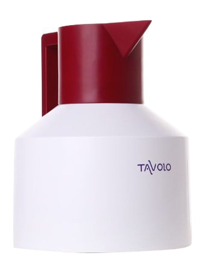 TAVOLO Drinkware Jug White/Red - Image 1