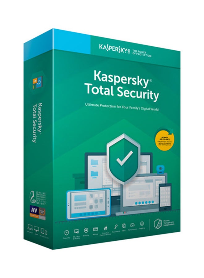 Kaspersky - Total Security 3 Users Green/White/Blue - Image 1