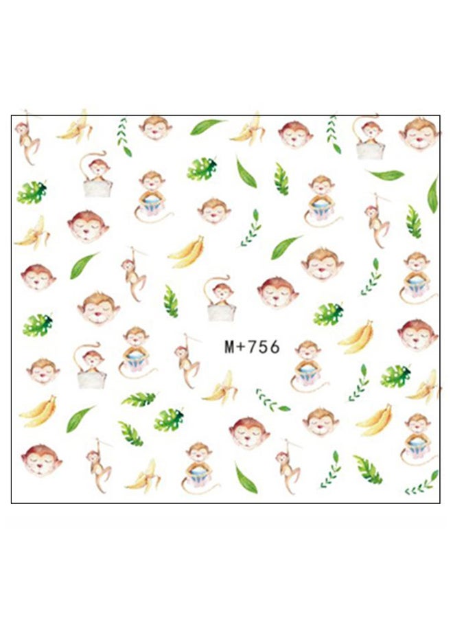 Sharpdo Decorative Nail Sticker Multicolour