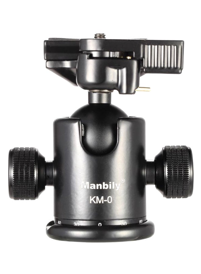 Manbily Pro Camera Tripod Ball Headstand Black  - Image 1
