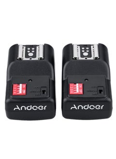 ANDOER Wireless Speedlite Remote Flash Trigger Black/Silver/Red  - Image 2