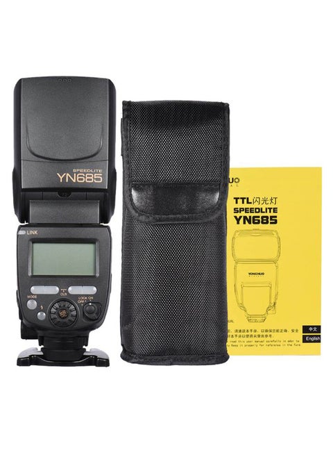 YN685 I-TTL HSS Wireless Speedlite Flash Light Black