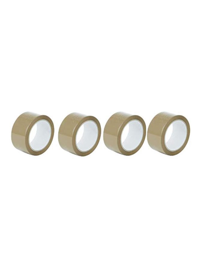 Generic 4-Piece Packing Tape Set Brown 