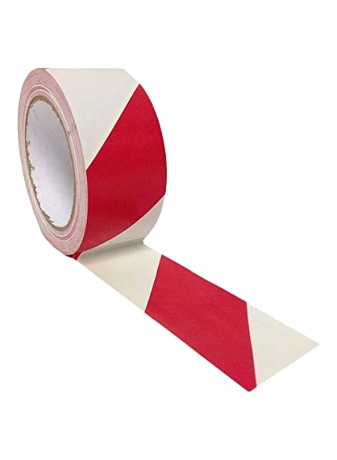 Vaultex Warning Tape Red/White 