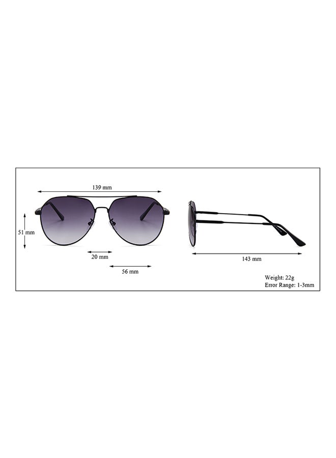 Veil Men's UV Protection Aviator Sunglasses - Lens Size: 56 mm - Image 4