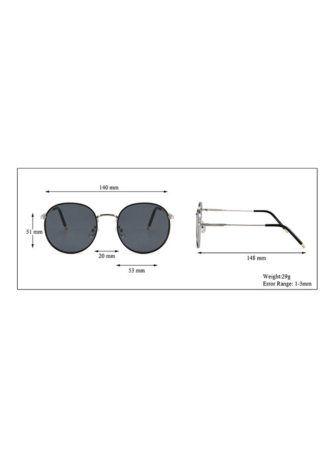 Veil UV Protection Round Sunglasses - Lens Size: 53 mm - Image 5