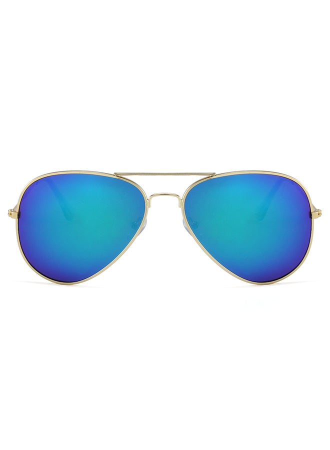 فيل نظارة شمسية بإطار آفياتور وعدسات واقية من الأشعة فوق البنفسجية - مقاس العدسة: 56 مم للرجال - Image 2