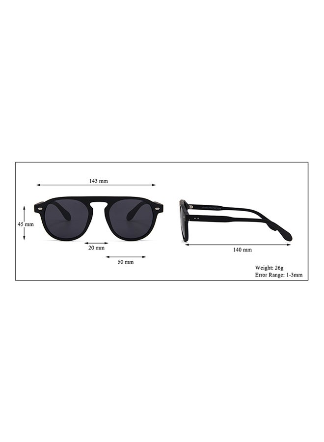Veil Men's UV Protection Round Sunglasses- V746  - Image 5