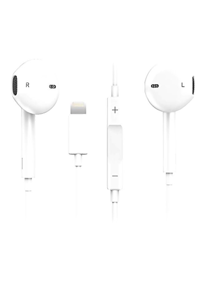 XBRN - In-Ear Earphones With Lightning Connector White - Image 1
