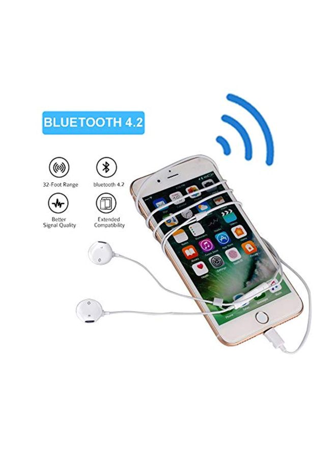XBRN - In-Ear Earphones With Lightning Connector White - Image 1