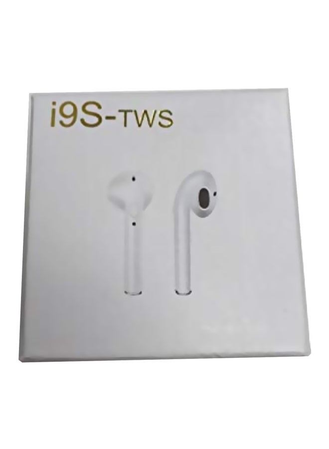 i9S Bluetooth In-Ear Headsets White