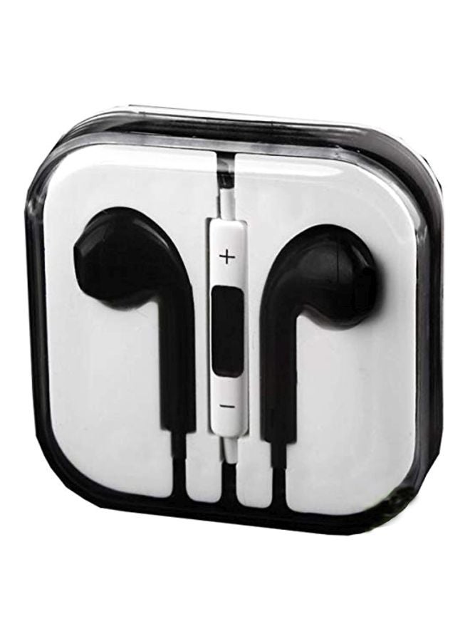 Generic - In-Ear Earphone With Mic For Apple iPhone 5 Black/White - Image 1