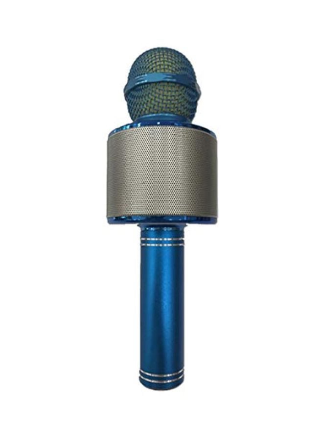 Bluetooth Karaoke Microphone WS-858 Blue - Image 3