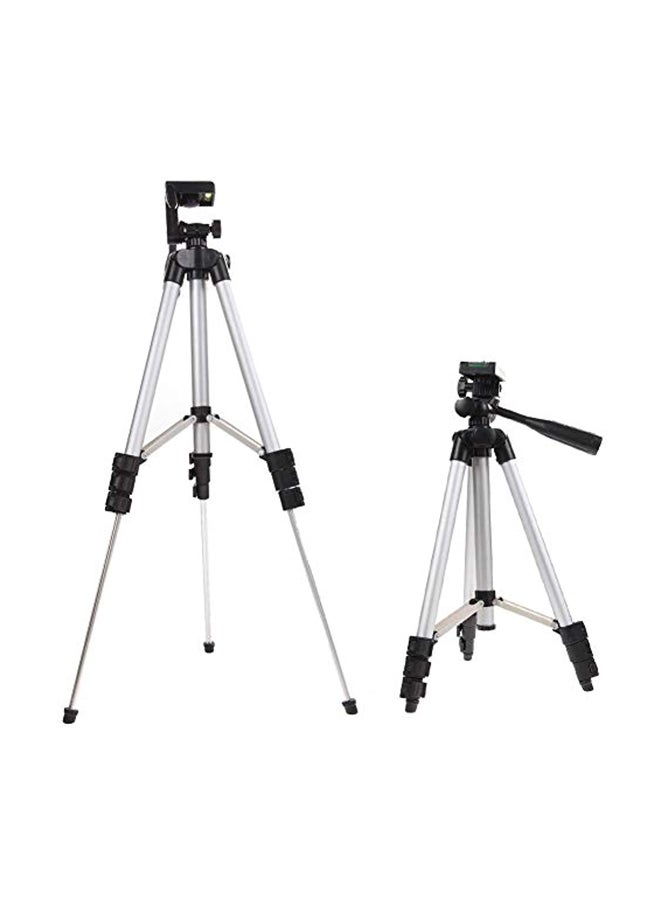 Professional Tripod Stand For Smartphones Silver/Black - Image 3