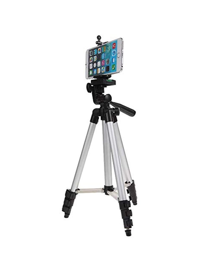 Professional Tripod Stand For Smartphones Silver/Black - Image 2