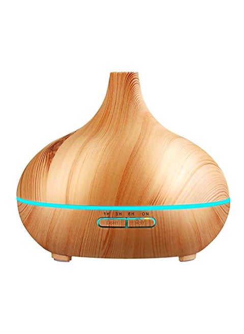 Ultrasonic Aromatherapy Humidifier Brown 300ml