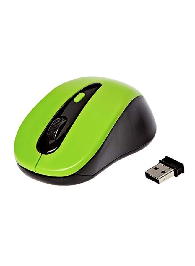 Enet Wireless Optical Mouse Green/Black  - Image 3