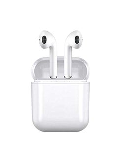 TWS Wireless In-Ear Earbuds With Charging Dock White  - Image 1