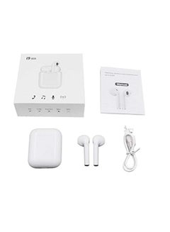TWS Wireless In-Ear Earbuds With Charging Dock White  - Image 2