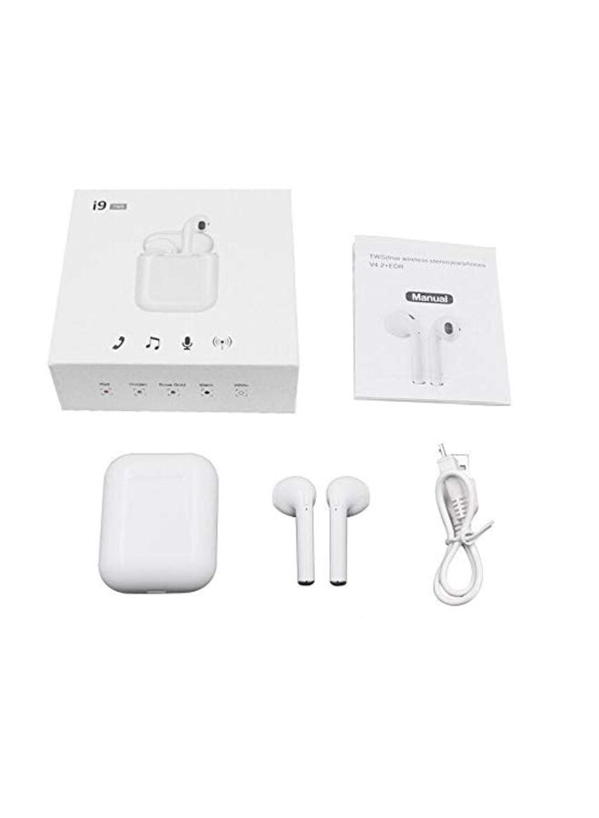 TWS - Wireless In-Ear Earbuds With Charging Dock White - Image 1