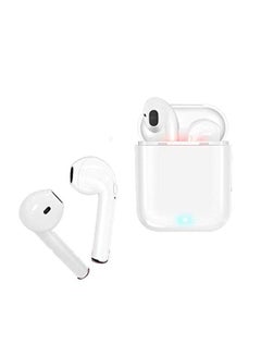 TWS Wireless In-Ear Earbuds With Charging Dock White  - Image 4