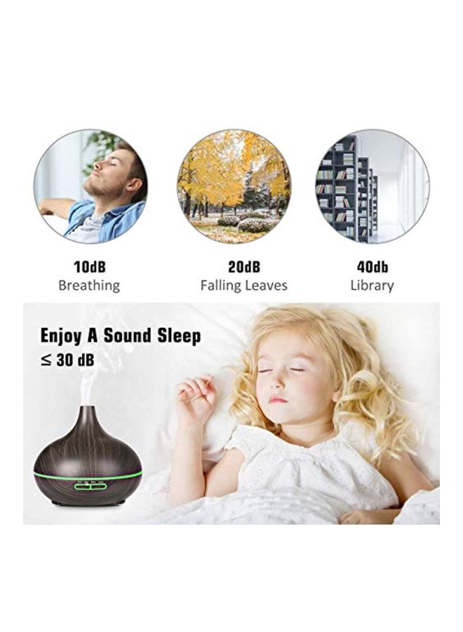 VicTsing Ultrasonic Aromatherapy Humidifier Black 300ml - Image 4