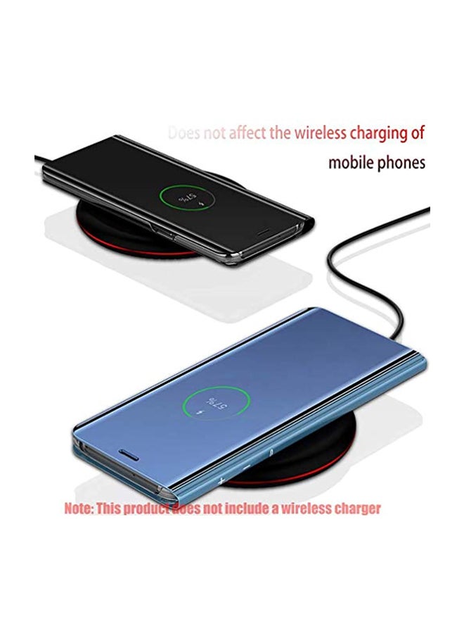 Generic - Smart Clear View Flip Cover For Samsung Galaxy S10 Blue - Image 1