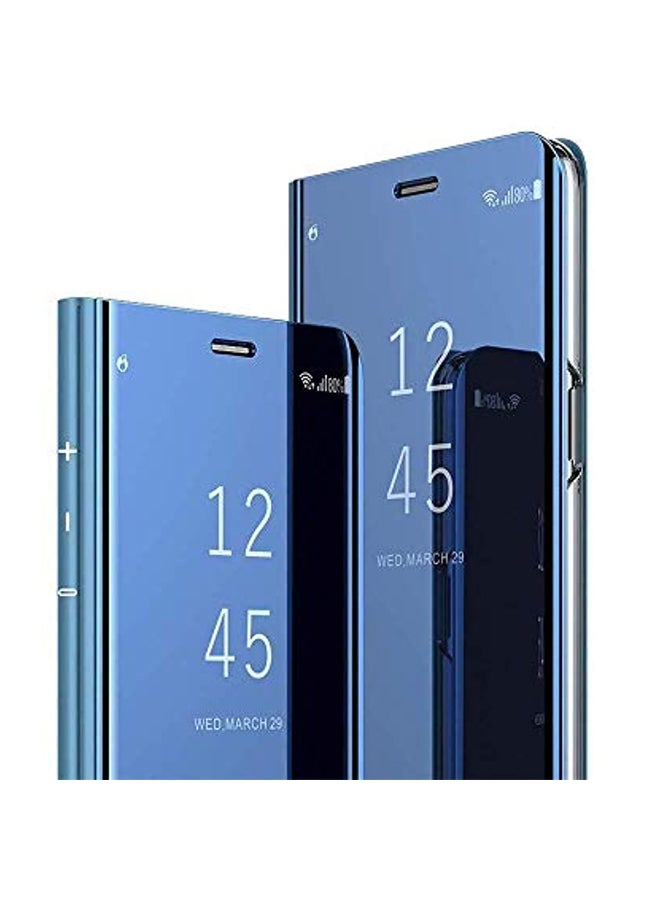 Generic - Smart Clear View Flip Cover For Samsung Galaxy S10 Blue - Image 1