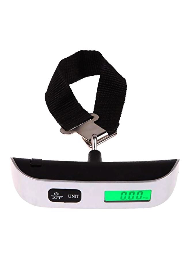 HB - Digital Electronic Luggage Scale Silver/Black - Image 1