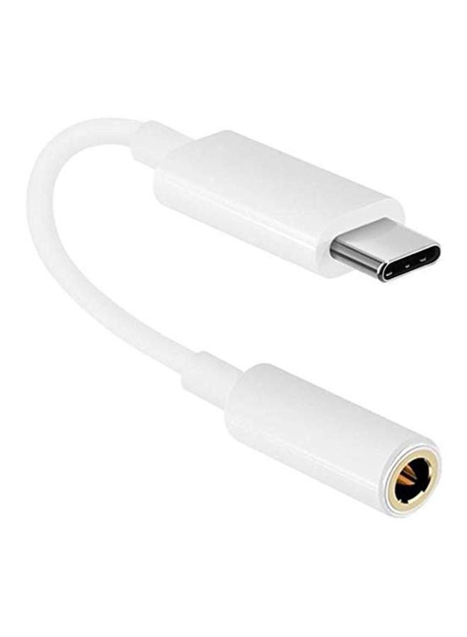 Type-C To 3.5mm Headphone Jack Adapter White - v1565334553/N27700931A_2