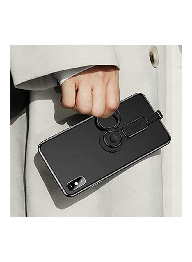 Womdee 2-In-1 Headphone Adapter With Ring Holder Black - Image 5