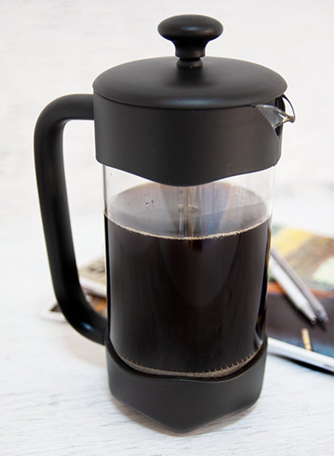 Biggcoffee - FY92-1000 ML French Press Clear/Black - Image 1